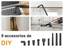 Load image into Gallery viewer, Homadio 9-in-1 Corded Stick Vacuum Cleaner, Powerful Suction, 0.8L Dust Cup, 3-Layer Filtration, Lightweight Convertible Handheld & Stick Vacuum for Hard Floors, Carpets & Pet Hair