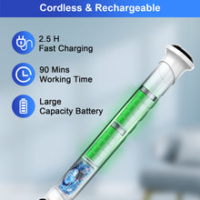 Load image into Gallery viewer, TASVAC Electric Spin Scrubber, Cordless Cleaning Brush with 5 Replaceable Heads, Power Shower Scrubber for Bathroom Tile Floor Kitchen