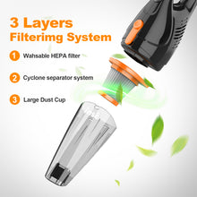 Load image into Gallery viewer, Homadio 9-in-1 Corded Stick Vacuum Cleaner, Powerful Suction, 0.8L Dust Cup, 3-Layer Filtration, Lightweight Convertible Handheld & Stick Vacuum for Hard Floors, Carpets & Pet Hair