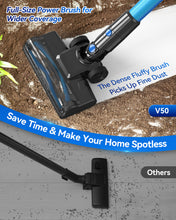 Load image into Gallery viewer, Homadio V50 Cordless Stick Vacuum Cleaner, Powerful Suction, Up to 45 Mins Runtime, Lightweight Wireless Vacuum for Pet Hair & Household Cleaning on Hard Floors and Carpets