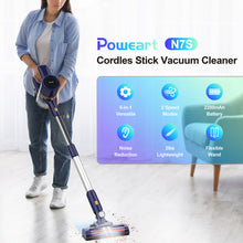 Load image into Gallery viewer, Poweart Cordless vacuum cleaner, 6-in-1 Multifunction Lightweight Quiet, Vacuum Cleaners for Home Pet Hair-N7S