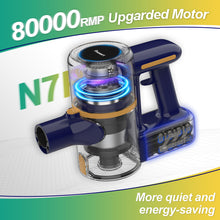 Load image into Gallery viewer, Poweart Cordless vacuum cleaner, 6-in-1 Multifunction Lightweight Quiet, Vacuum Cleaners for Home Pet Hair-N7P