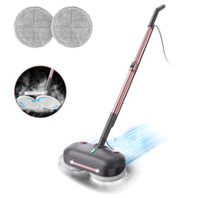 Load image into Gallery viewer, POWEART F6 Steam Mop, Corded Steam Cleaner with LED Lights, 15.22oz Water Tank, Lightweight Self-Standing Steam Mop, Achieve 99.99% Deep Cleaning for Hardwood, Marble & Kitchen Floors