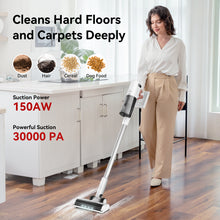 Load image into Gallery viewer, INSE Lightweight Cordless Stick Vacuum Cleaner, 30Kpa Powerful Stick Vacuum for Carpet Pet Hair Hardfloor Home, V120 NEW