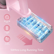 Load image into Gallery viewer, YOMATECH Cordless Vacuum Cleaner, 30Kpa/350W Powerful Stick Vacuum, Up to 50 Mins Runtime Rechargeable Battery, 6 in 1 Lightweight Vacuum Cleaners for Home Hardfloor Carpet Pet Hair Pink