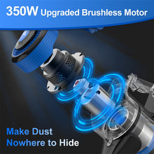 Load image into Gallery viewer, Poweart Cordless Vacuum Cleaner, 30Kpa Powerful Stick Vacuum Up to 45 min Runtime, 8 in 1 Vacuum for Hardfloors Pet Hair Home-V870 Blue