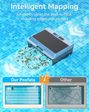 Load image into Gallery viewer, POWEART Solar‑Powered Robotic Pool Skimmer, Intelligent Mapping Pool Cleaner Robot, App & Remote Control, Obstacle Avoidance & Self‑Docking, Salt‑Chlorine Tolerant Motor for In‑Ground & Above‑Ground Pools up to 15000 sq.ft