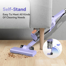 Load image into Gallery viewer, Homadio 3‑in‑1 Corded Stick Vacuum, 1.68LBS Lightweight Handheld Vacuum with Powerful Suction, 450CM Cord for Hardwood, Tile, Low‑Pile Carpet & Pet Hair