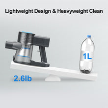 Load image into Gallery viewer, Wnkim Cordless Vacuum Cleaner, 6 in 1 Ultra-Lightweight Stick Vacuum, 2200mAh Battery Up to 40 mins Runtime, Powerful Handheld Vacuum for Hard Floor Carpet Pet Hair Home