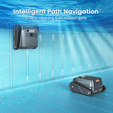 Load image into Gallery viewer, Homadio Cordless Robotic Pool Cleaner, Automatic Pool Vacuum with Wall-Climbing Function, Up to 150 Mins Runtime, Suitable for Inground & Above-Ground Pools Up to 2200 Sq.Ft