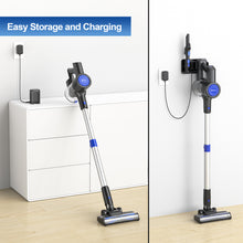 Load image into Gallery viewer, UMLo Cordless Vacuum Cleaner, 25Kpa Powerful Stick Vacuum with Brushless Motor, 45mins Runtime, 6-in-1 Lightweight Rechargeable Handheld Vacuum Cleaners for Home Carpet Hard Floor Pet Hair