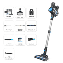Load image into Gallery viewer, Wnkim Cordless Vacuum Cleaner, 6 in 1 Ultra-Lightweight Stick Vacuum, 2200mAh Battery Up to 40 mins Runtime, Powerful Handheld Vacuum for Hard Floor Carpet Pet Hair Home