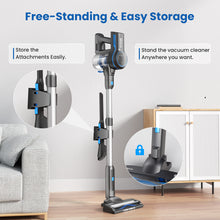 Load image into Gallery viewer, Wnkim Cordless Vacuum Cleaner for Carpet Hard Floor Pet Hair, 25Kpa Stick Vacuum with LED Display, 45 Min Max Runtime-S700
