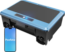 Load image into Gallery viewer, POWEART Solar‑Powered Robotic Pool Skimmer, Intelligent Mapping Pool Cleaner Robot, App &amp; Remote Control, Obstacle Avoidance &amp; Self‑Docking, Salt‑Chlorine Tolerant Motor for In‑Ground &amp; Above‑Ground Pools up to 15000 sq.ft

