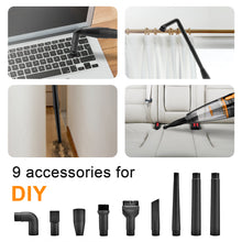 Load image into Gallery viewer, Homadio 9-in-1 Corded Stick Vacuum Cleaner, Powerful Suction, 0.8L Dust Cup, 3-Layer Filtration, Lightweight Convertible Handheld &amp; Stick Vacuum for Hard Floors, Carpets &amp; Pet Hair
