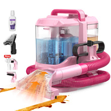 Load image into Gallery viewer, POWEART C9S Portable Carpet Cleaner Machine, Multi-Surface Spot Stain &amp; Odor Remover with 3 Interchangeable Brushes, Deep Cleaning for Area Rugs, Couches, Stairs, Mattresses, Upholstery and Car Interiors
