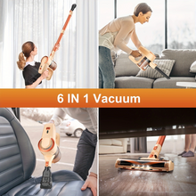 Load image into Gallery viewer, POWEART N3P Cordless Vacuum Cleaner, 8-in-1 Lightweight Handheld Wireless Vacuum with Powerful Suction, Up to 50 Mins Runtime for Hard Floors, Carpets and Pet Hair
