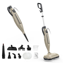 Load image into Gallery viewer, POWEART Steam Mop, 8-in-1 Corded Steam Cleaner with Rotating Scrubbing Pads, Detachable Handheld, Fast Heat-up, Multi-Surface for Hardwood, Tile, Marble Floors, Kitchen &amp; Home
