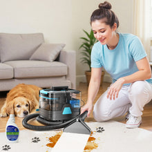 Load image into Gallery viewer, Homadio Portable Deep Spot Cleaner, Self‑Cleaning Stain Machine with Multi‑Brush Heads &amp; 2800ml Large Tank for Carpet, Upholstery, Auto Interiors and Pet Stains
