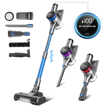 Load image into Gallery viewer, Homadio 8-in-1 Cordless Stick Vacuum Cleaner, 400W 30KPa Powerful Suction, Up to 55 Mins Runtime, LED Digital Display &amp; Wall Mount Charging, Lightweight Wireless Vacuum for Hard Floors, Carpets &amp; Pet Hair
