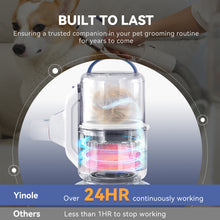 Load image into Gallery viewer, POWEART P50 Dog Grooming Vacuum Kit, 8-in-1 Pet Clipper Grooming Set, 12000PA Strong Suction Power, 2.5L Large Capacity Dust Cup, Low Noise Pet Shedding Vacuum with Detachable Hose for Dogs and Cats
