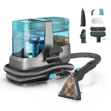 Load image into Gallery viewer, POWEART C688 Carpet Cleaner Machine with Steam, Hot &amp; Cold Water System, 4 Cleaning Modes, Equipped with 14 Cleaning Accessories &amp; 2.3L Water Tank, Ideal for Pets, Hard Floors, Bathroom, Kitchen, Car and Upholstery
