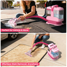 Load image into Gallery viewer, POWEART C9S Portable Carpet Cleaner Machine, Multi-Surface Spot Stain &amp; Odor Remover with 3 Interchangeable Brushes, Deep Cleaning for Area Rugs, Couches, Stairs, Mattresses, Upholstery and Car Interiors
