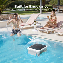 Load image into Gallery viewer, POWEART Solar‑Powered Robotic Pool Skimmer Cleaner, Dual Charging Solar &amp; DC Charger, App &amp; Remote Control, Chlorine Dispenser, Automatic Floating Pool Robot for Rectangular Round Free‑Shape Pools up to 2500 sq.ft
