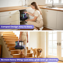 Load image into Gallery viewer, Homadio Portable Carpet &amp; Upholstery Spot Cleaner, Powerful Stain &amp; Odor Remover, Lightweight Deep Cleaning Machine with 5 Cleaning Tools for Pet Stains, Couch, Area Rug, Car Interiors &amp; Mattress
