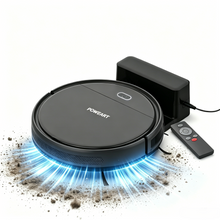 Load image into Gallery viewer, POWEART 3-in-1 Robot Vacuum and Mop, Self-Charging, 100-Min Runtime, Obstacle &amp; Cliff Detect for Carpet &amp; Hard Floors
